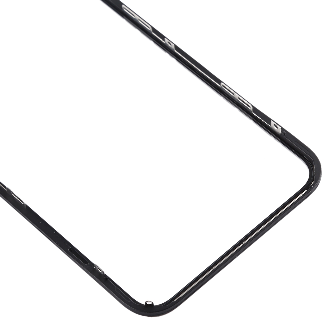 iPhone 11 Black Front Screen Outer Glass Lens with Frame - Image 5