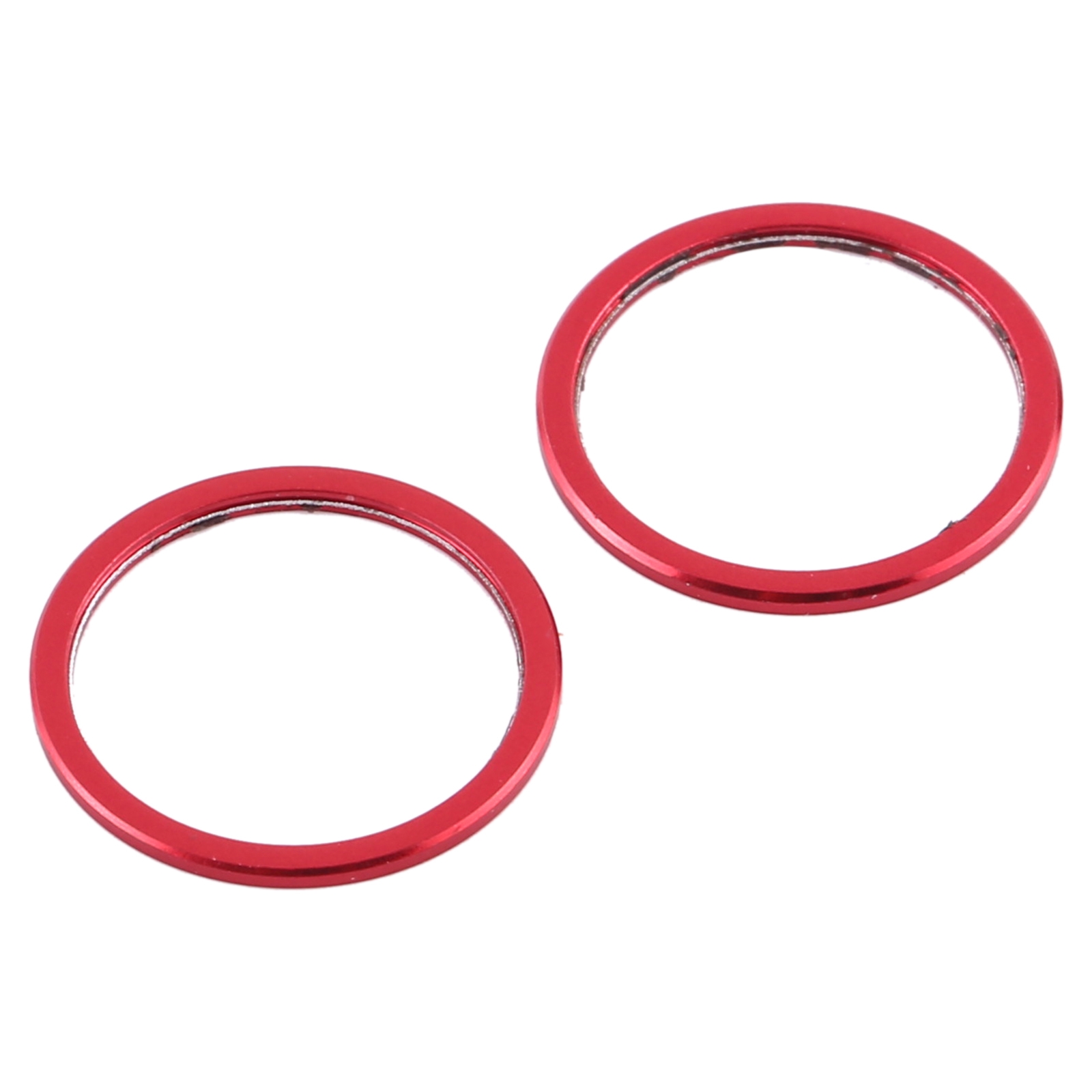 iPhone 12 Red Camera Lens Protector Ring - 2 Pack Metal - Image 3