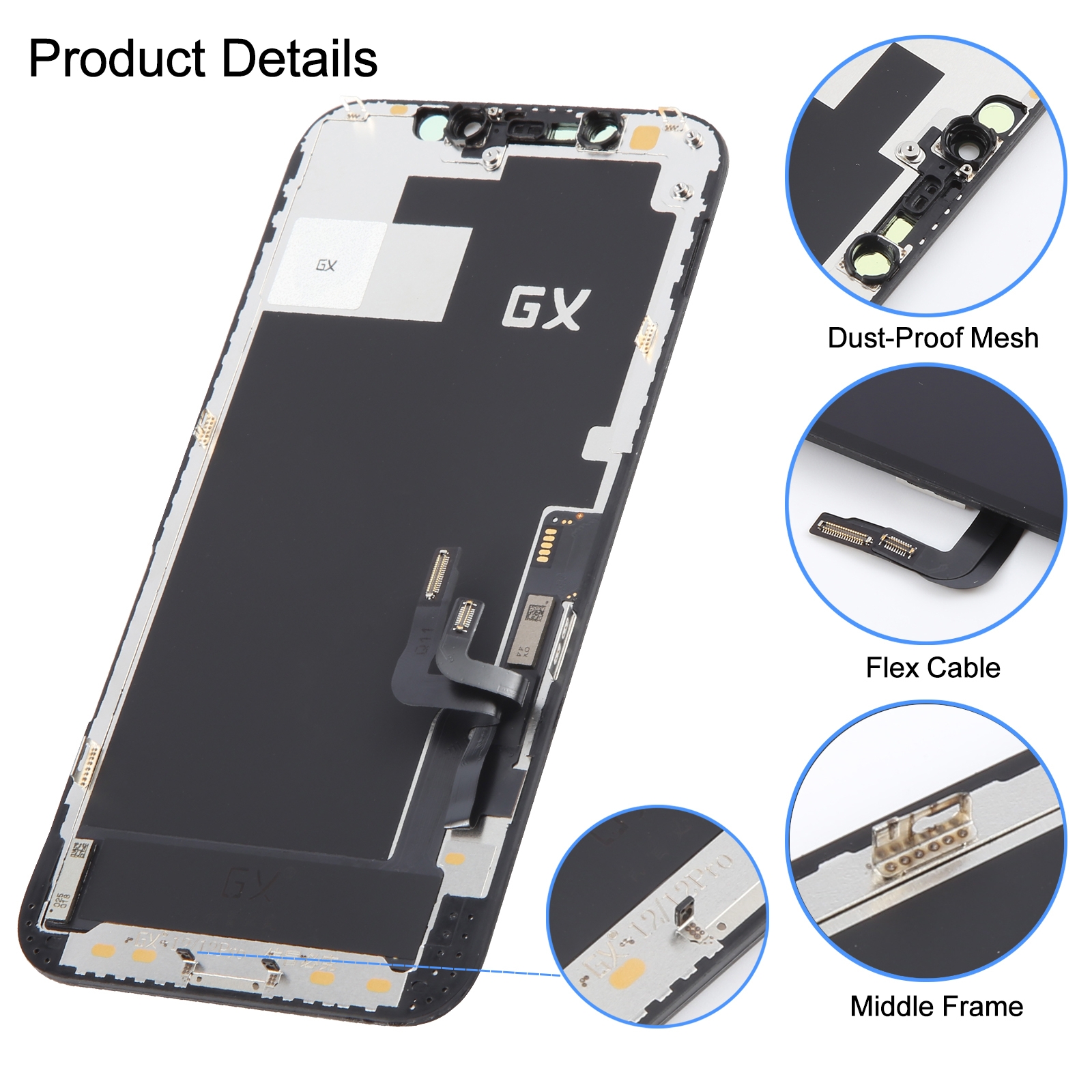 iPhone 12 Pro OLED Screen Replacement - Hard OLED Display - Image 3