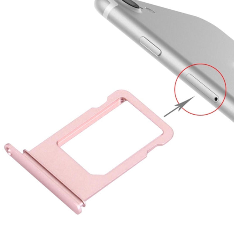 iPhone 7 Rose Gold Card Tray - SIM Card Holder Replacement - Image 4