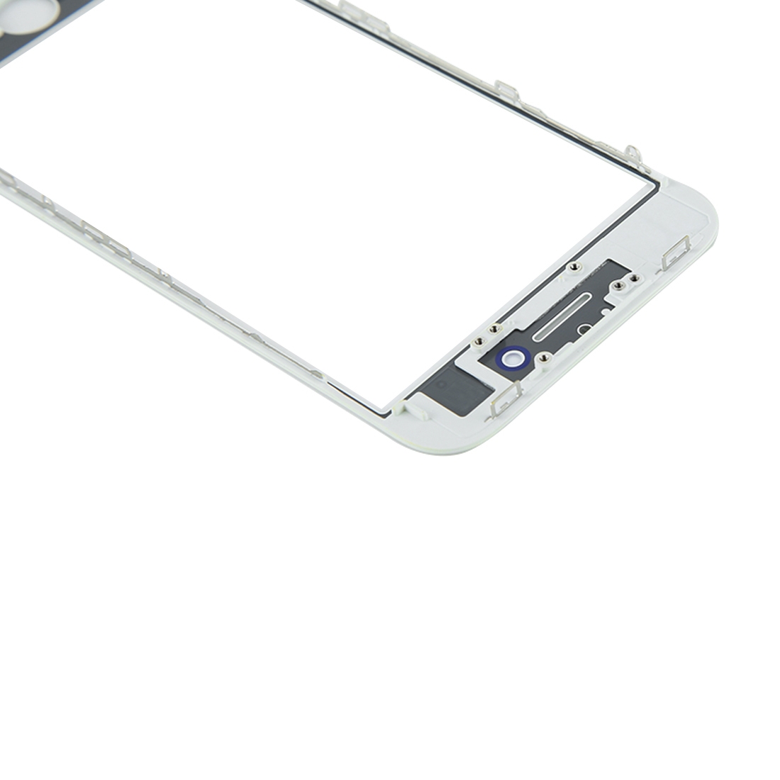 iPhone 8 White Front Screen Glass Lens with Bezel Frame - Image 5