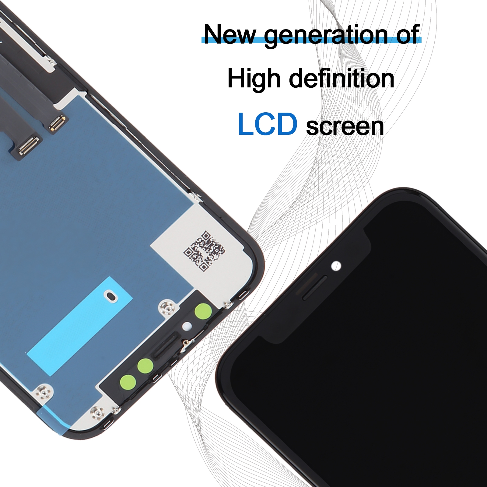 iPhone XR Black INCELL LCD Screen Replacement Display - Image 4