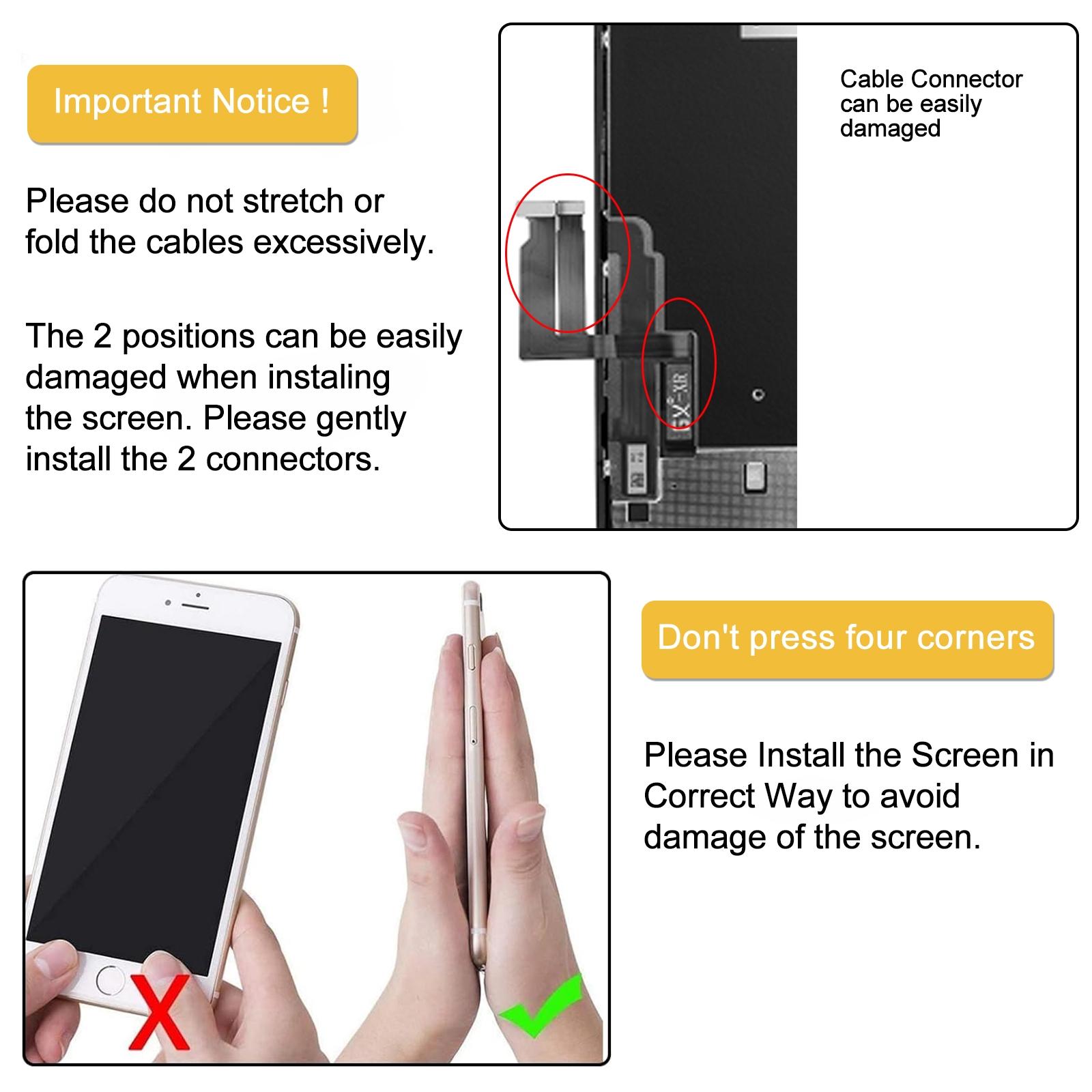 iPhone XR GX Incell LCD Screen Replacement Assembly - Image 9