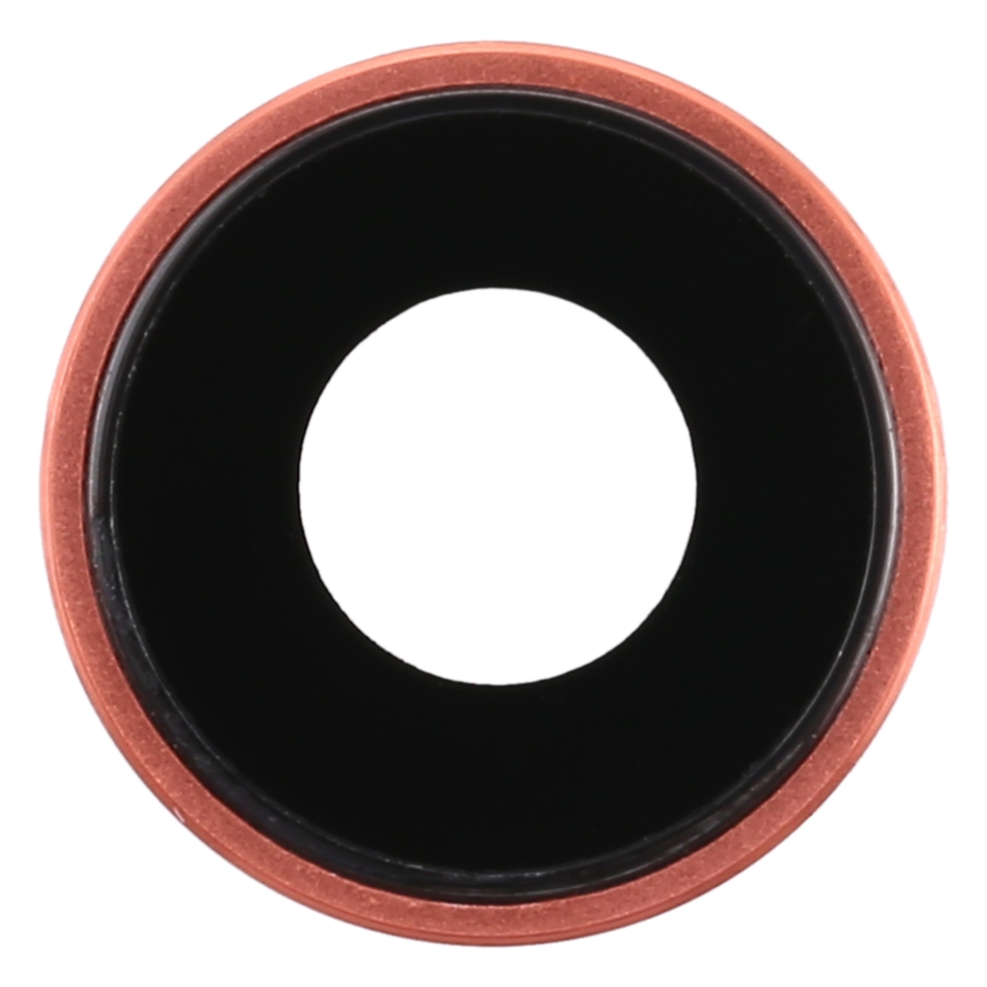 iPhone XR Rose Gold Back Camera Bezel with Lens Cover - Image 2