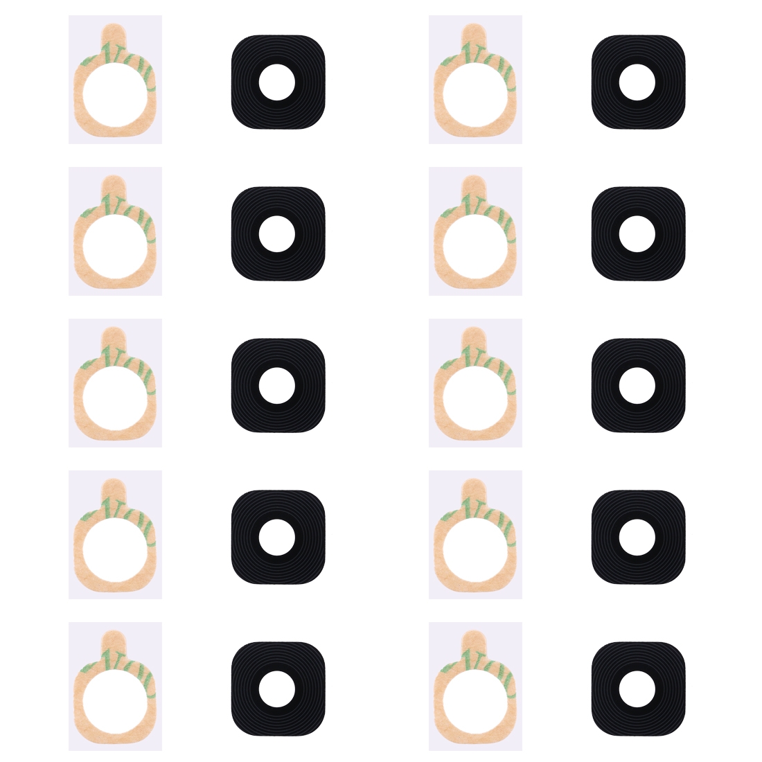 Galaxy A9 2016 Back Camera Lens Cover 10pcs with Sticker