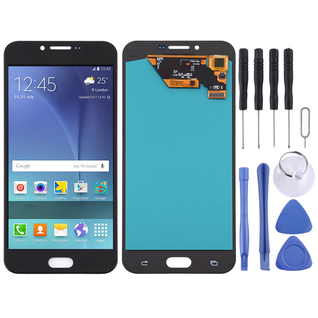 Samsung Galaxy A8 2016 Black OLED Screen Assembly