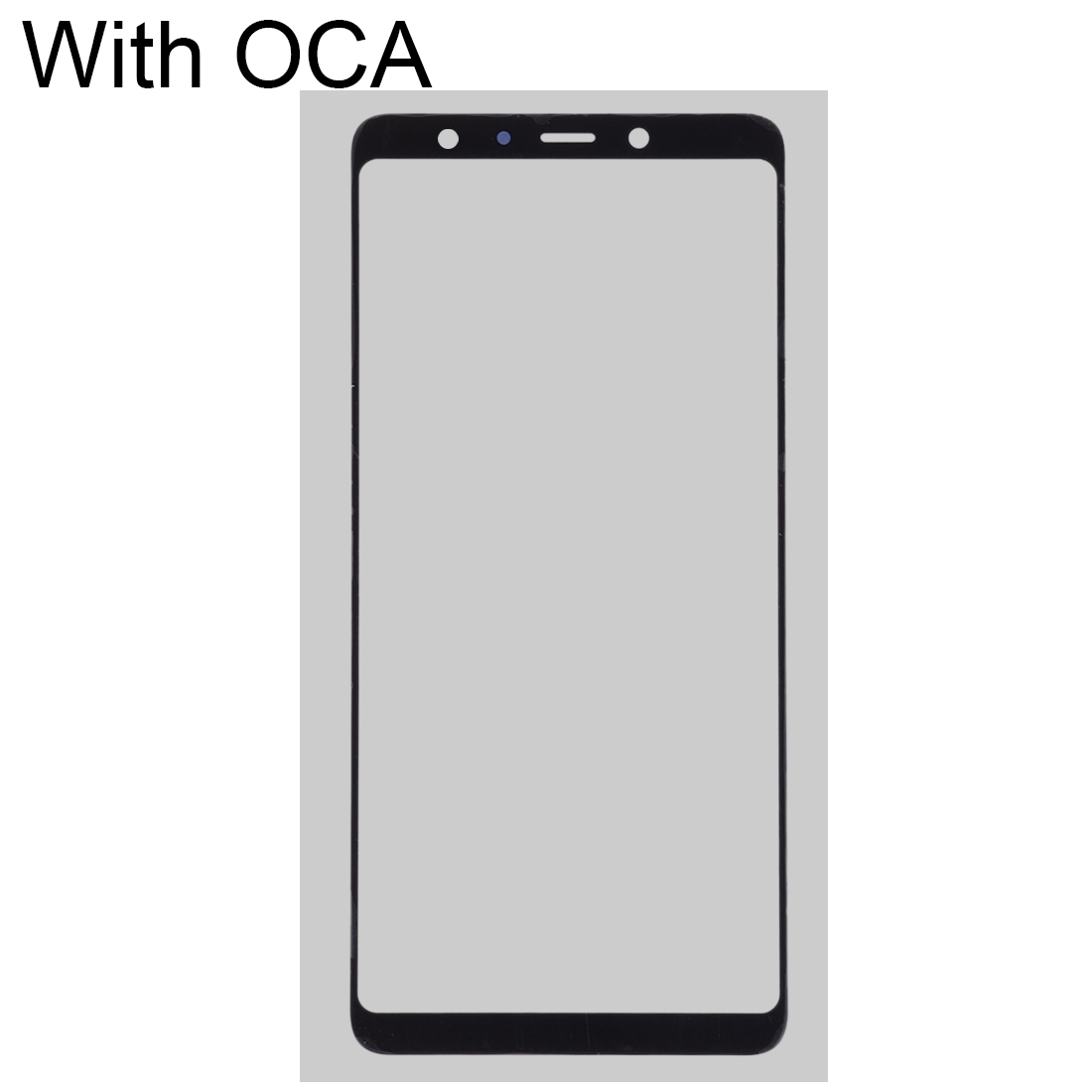 Samsung Galaxy A7 2018 front screen glass lens
