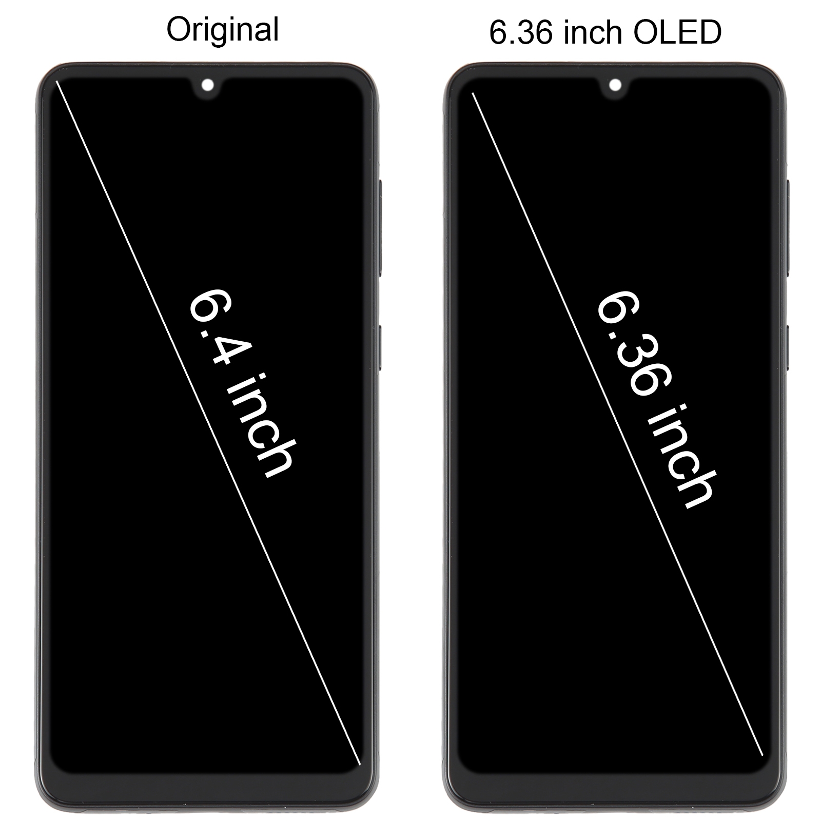 Samsung Galaxy A33 5G SM-A336 Black OLED LCD Screen Digitizer Assembly replacement part