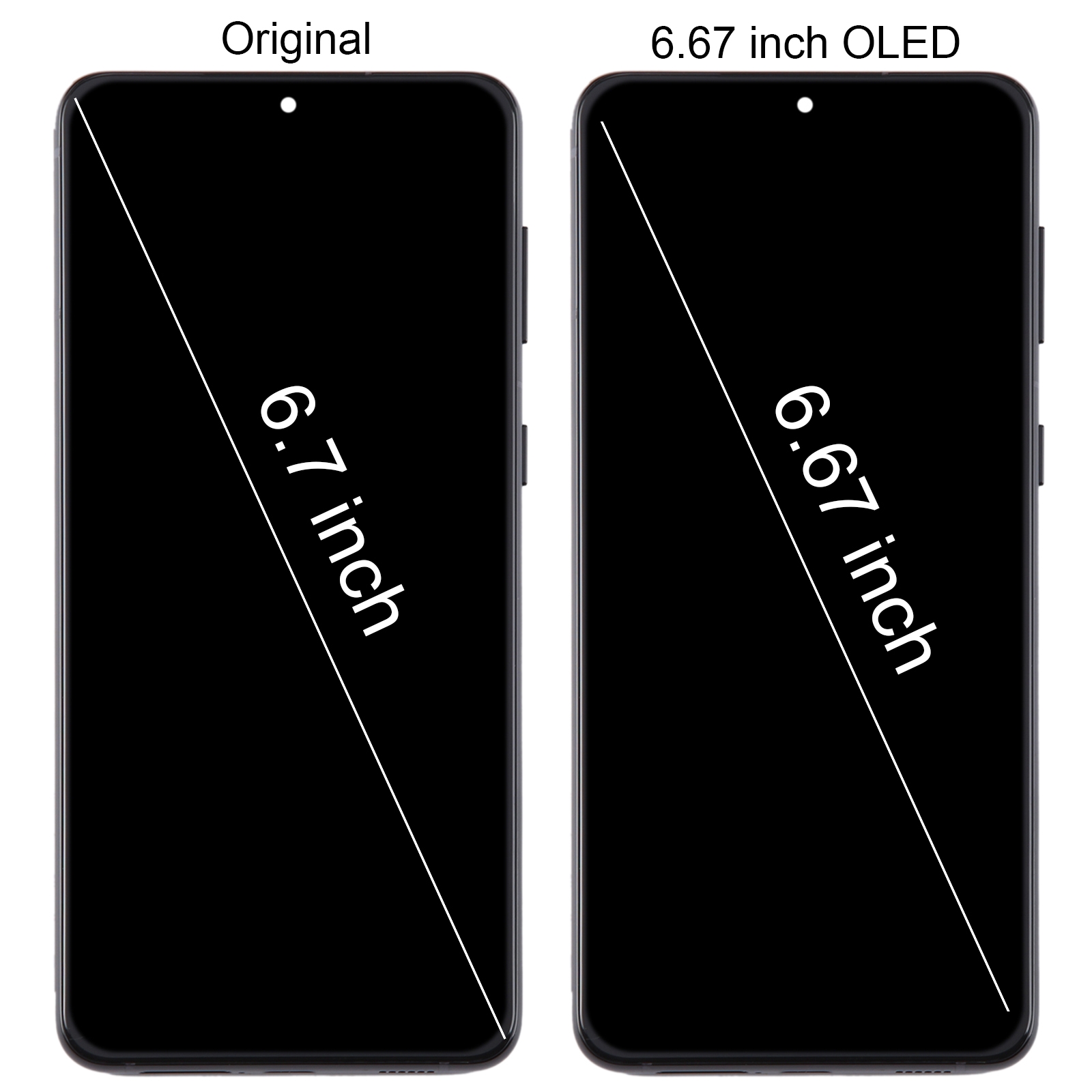Samsung Galaxy S21+ 5G screen replacement gold