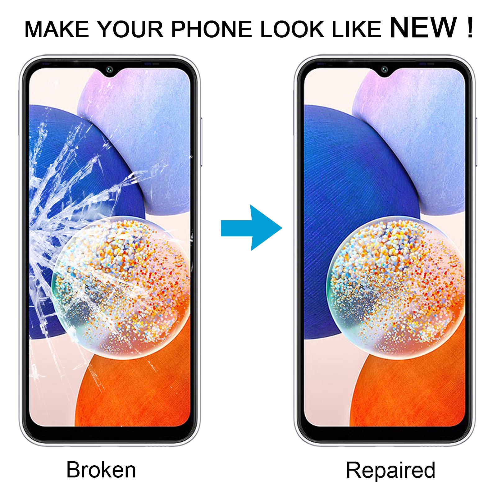 Samsung Galaxy A14 5G Screen Replacement Glass Lens - 10pcs - Image 5