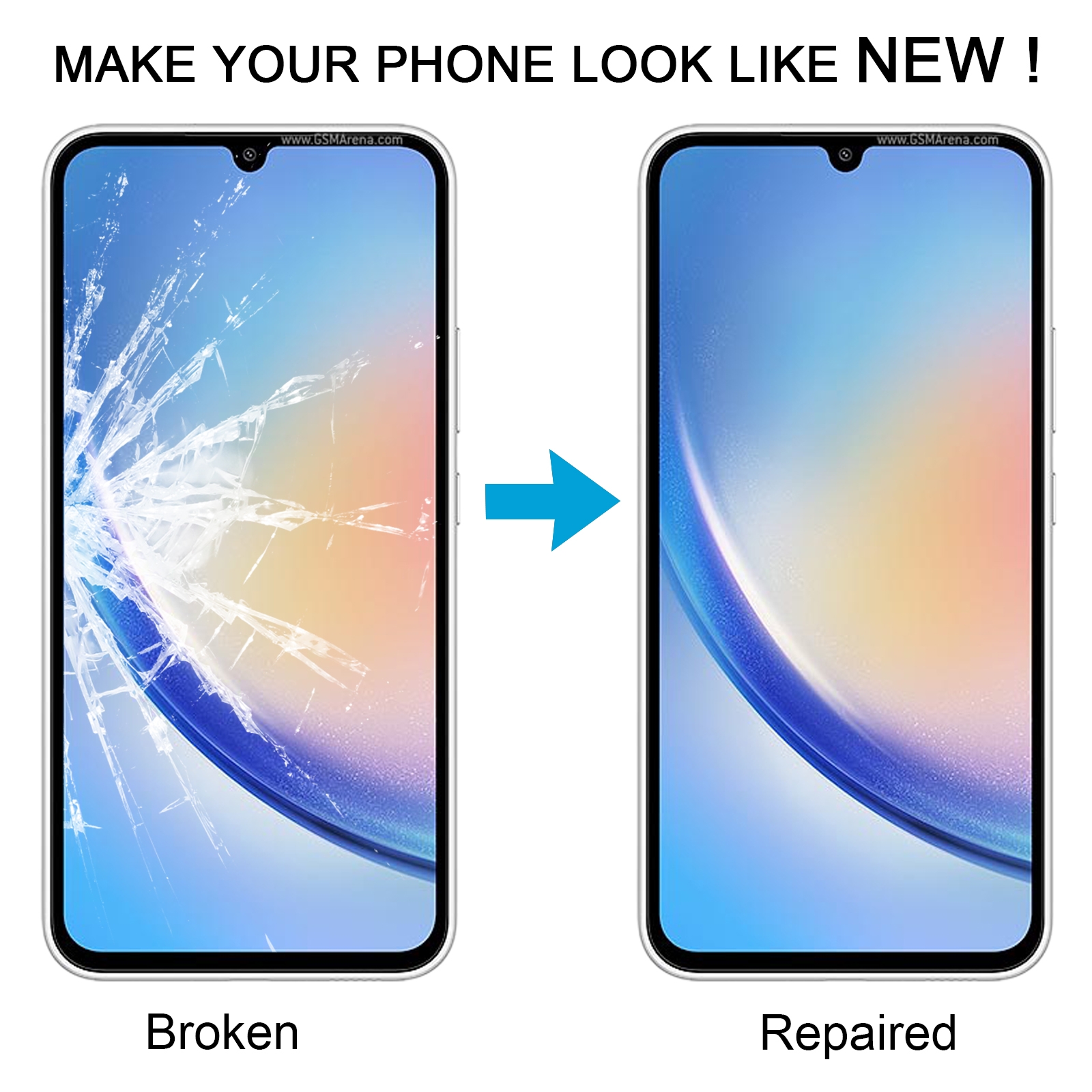 Samsung Galaxy A34 5G Screen Replacement Glass Lens - 10pcs - Image 5