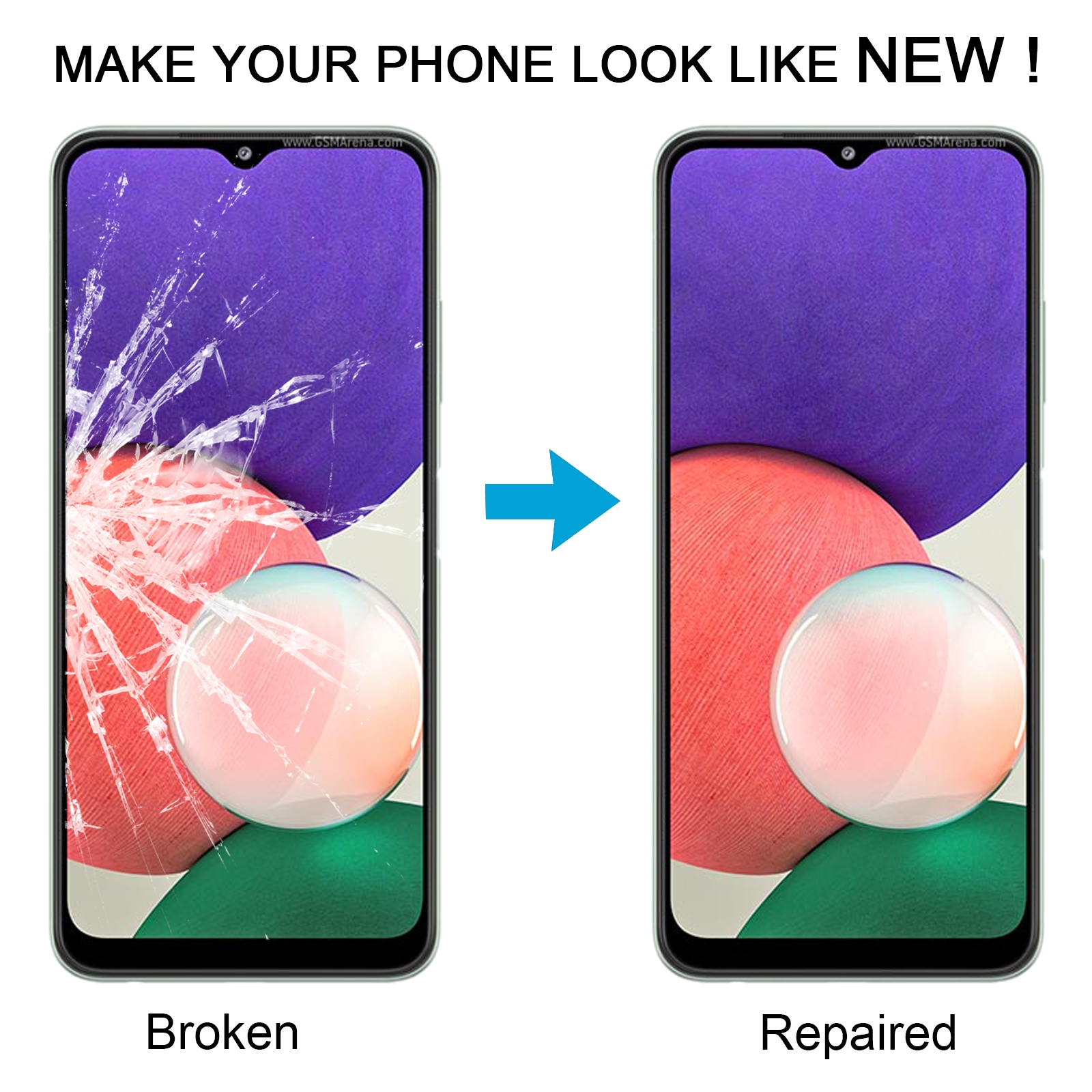 Samsung Galaxy A22 5G Screen Replacement Lens - Image 5