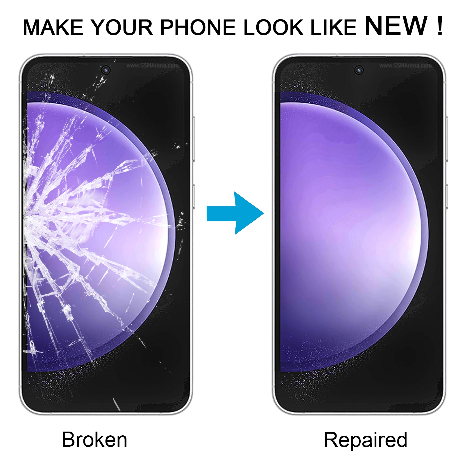 Samsung Galaxy S23 FE SM-S711B Front Screen Replacement - Image 5