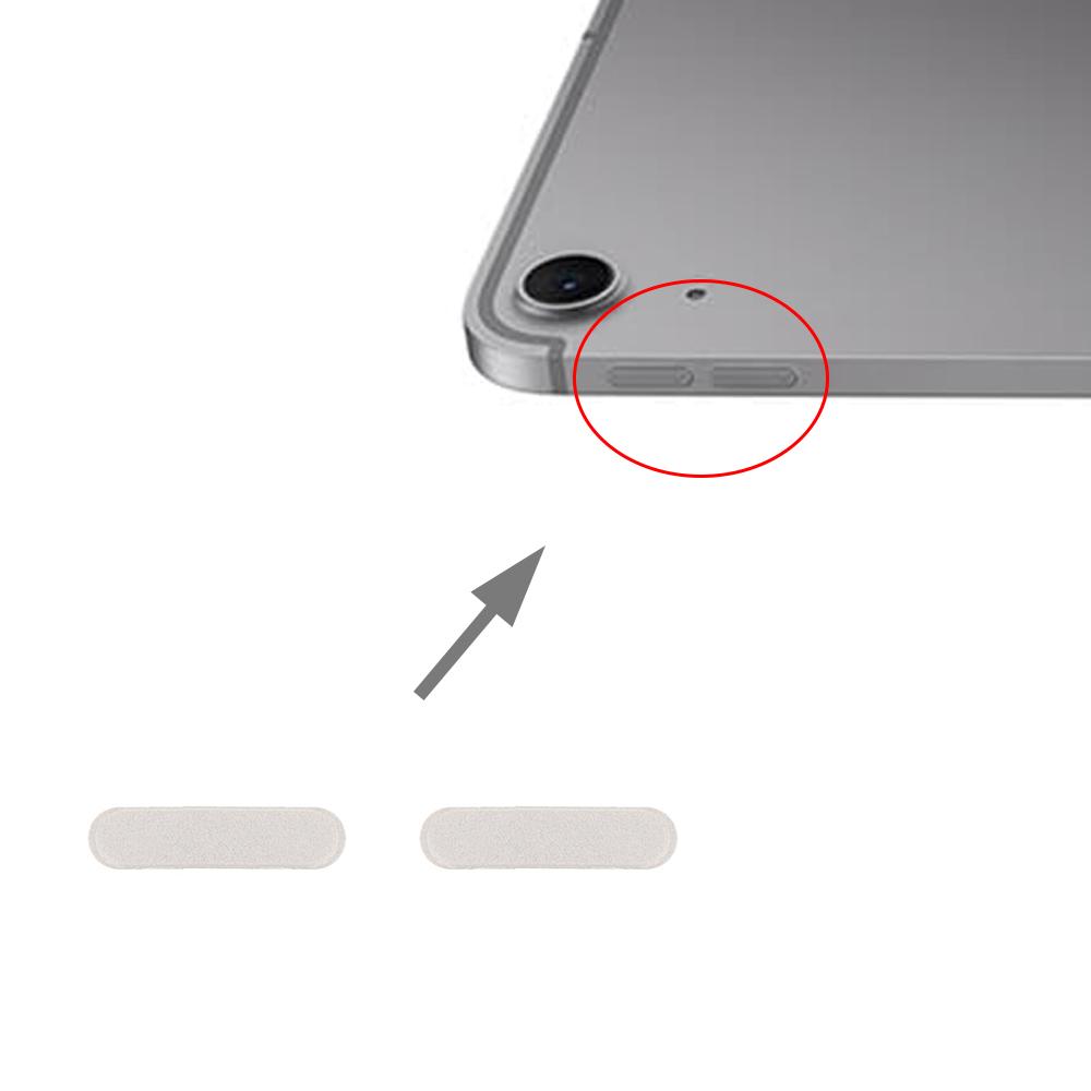 iPad Air 2024 Volume Control Button Starlight - Image 2