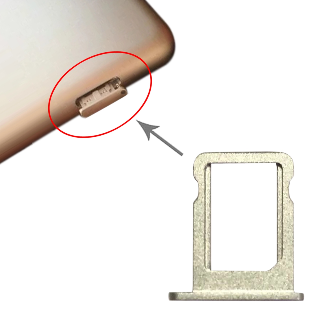 iPad Air 2020 SIM Card Tray Replacement Silver - Image 2