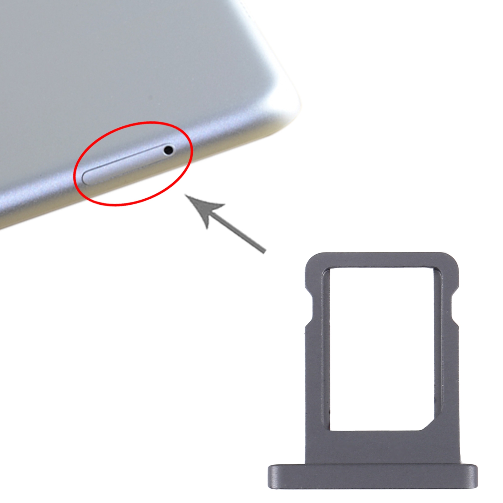 iPad Air 3 SIM Card Tray Replacement Grey - Image 3