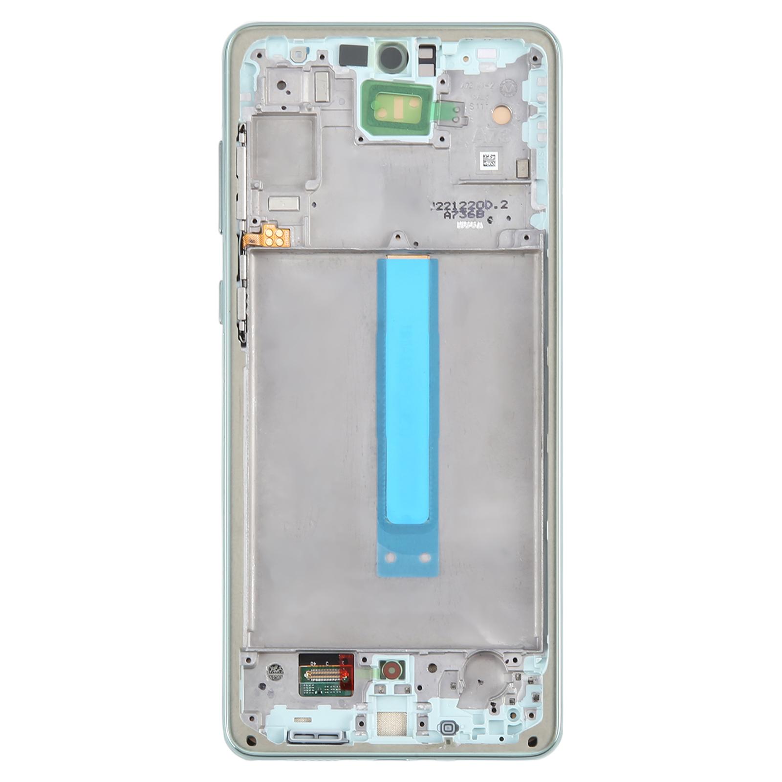 Samsung Galaxy A73 Green OLED Screen Replacement - Image 2