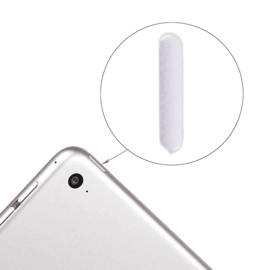 iPad mini 4 Silver Power Button Replacement - Image 3