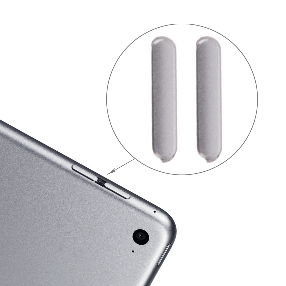 iPad mini 4 Volume Button Replacement Grey - Image 3