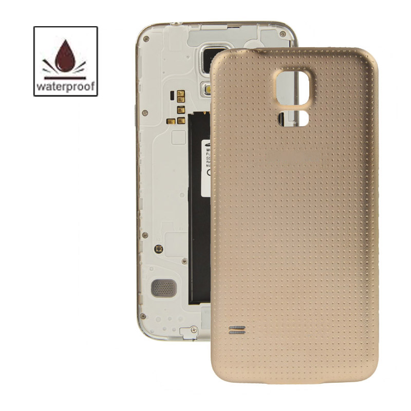 Samsung Galaxy S5 G900 gold battery door cover