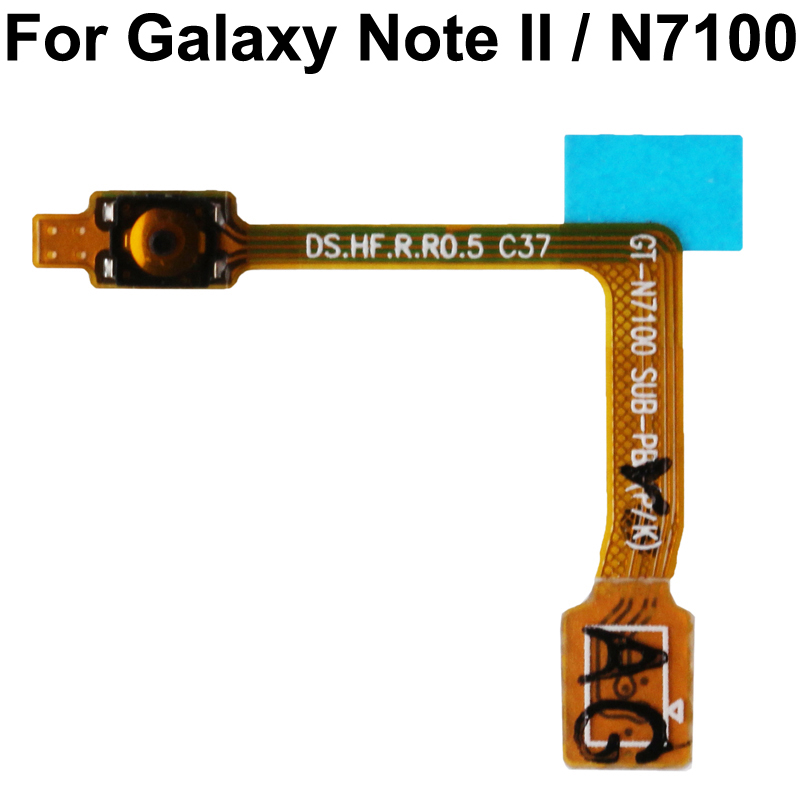 Samsung Galaxy Note II N7100 power button flex cable