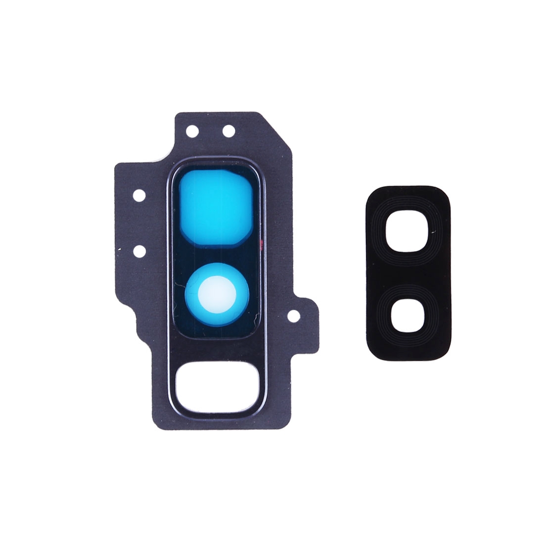 Samsung Galaxy S9+ blue camera lens cover