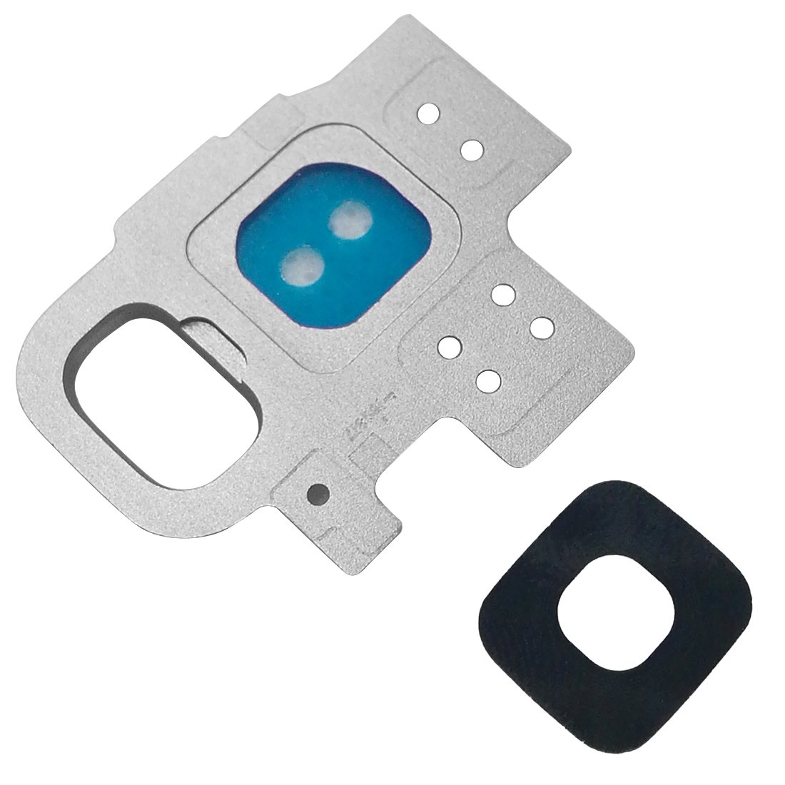 Samsung Galaxy S9 Silver Camera Lens Cover Replacement - Image 3