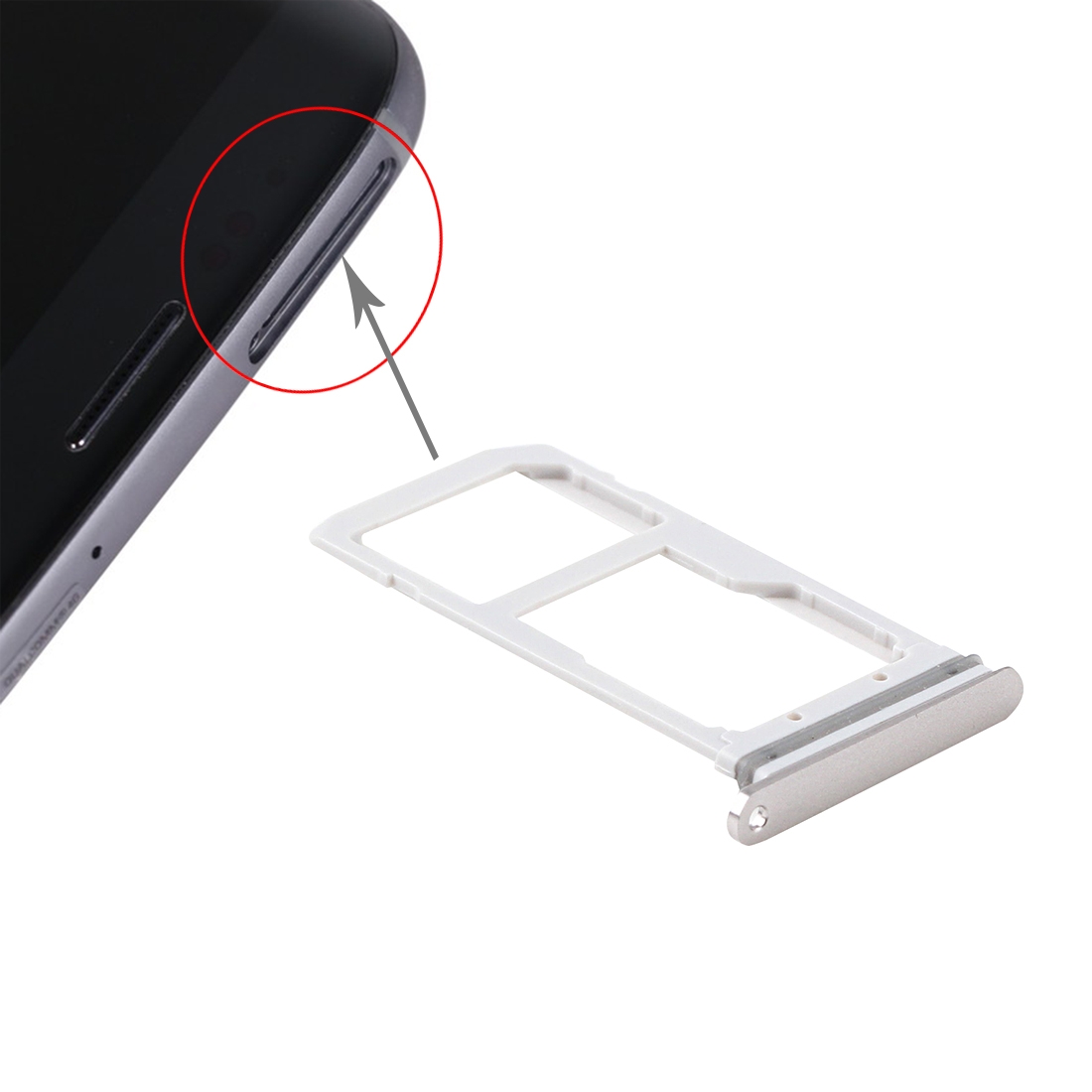 Galaxy S7 Gold SIM Card Tray Replacement - Image 3