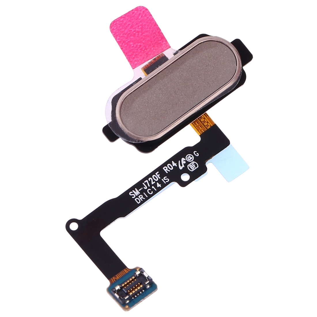 Samsung Galaxy J7 Duo SM-J720F Gold Fingerprint Sensor Flex Cable Replacement - Image 2