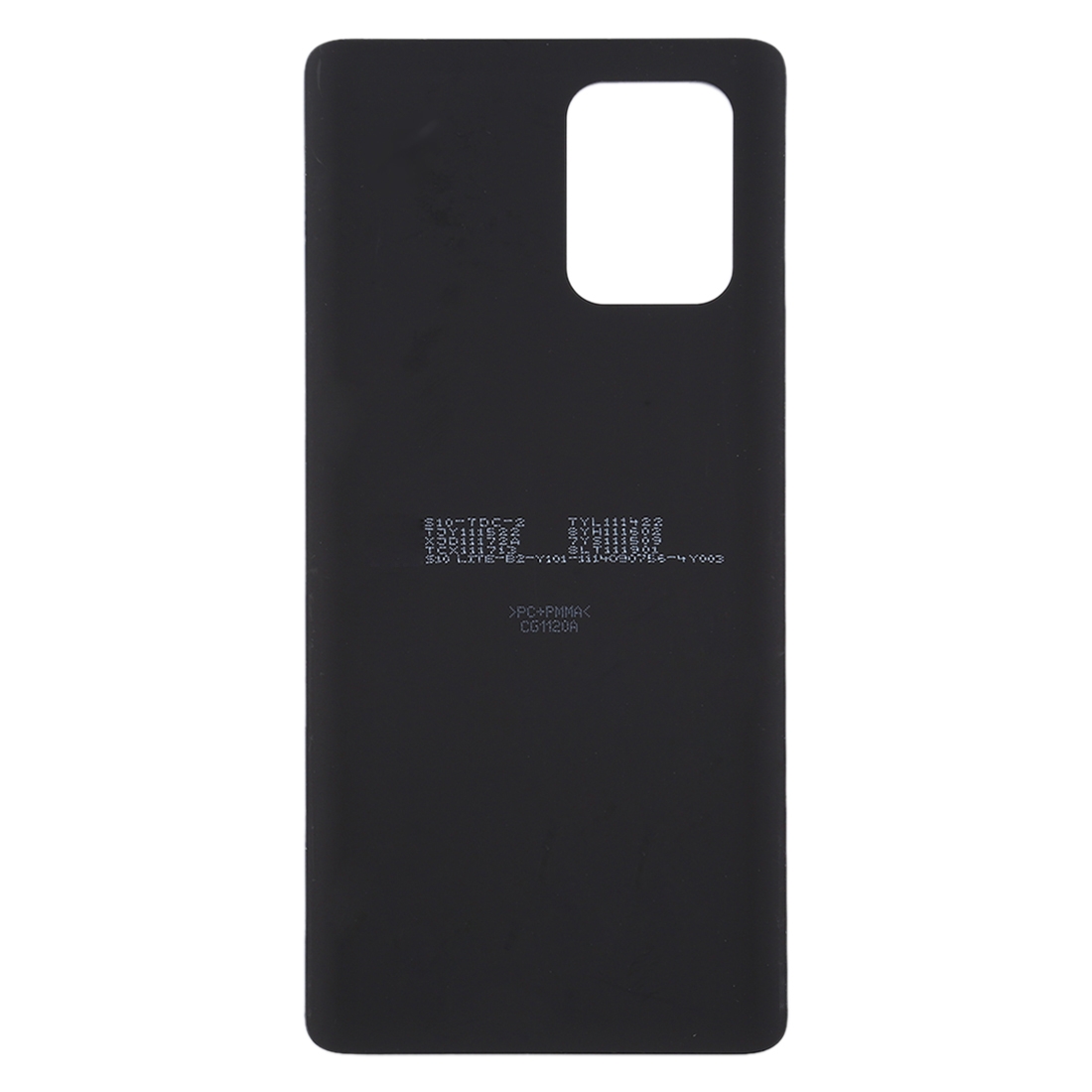 Samsung Galaxy S10 Lite Black Battery Back Cover Replacement - Image 2