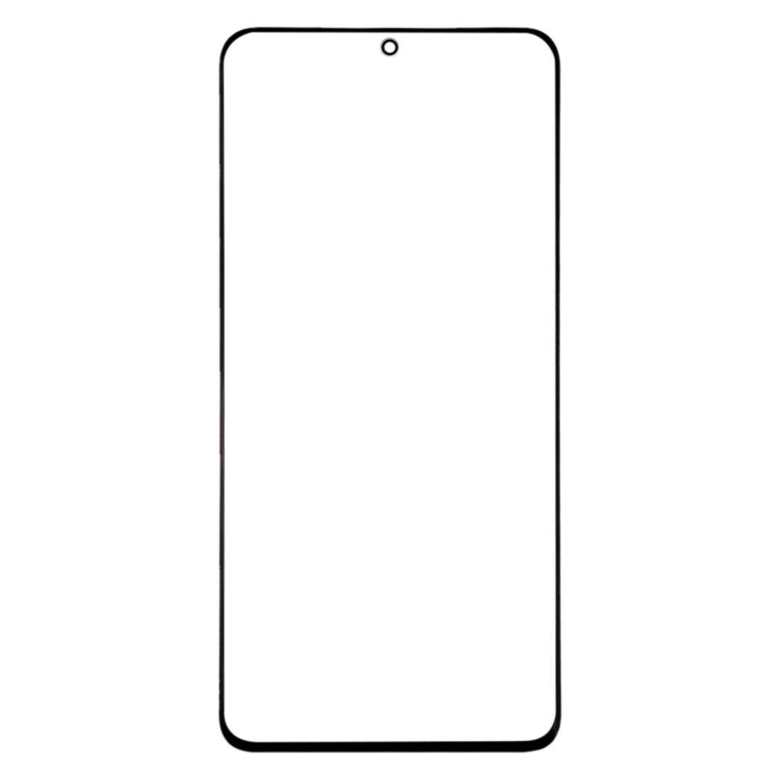 Samsung Galaxy S20+ front screen glass replacement black