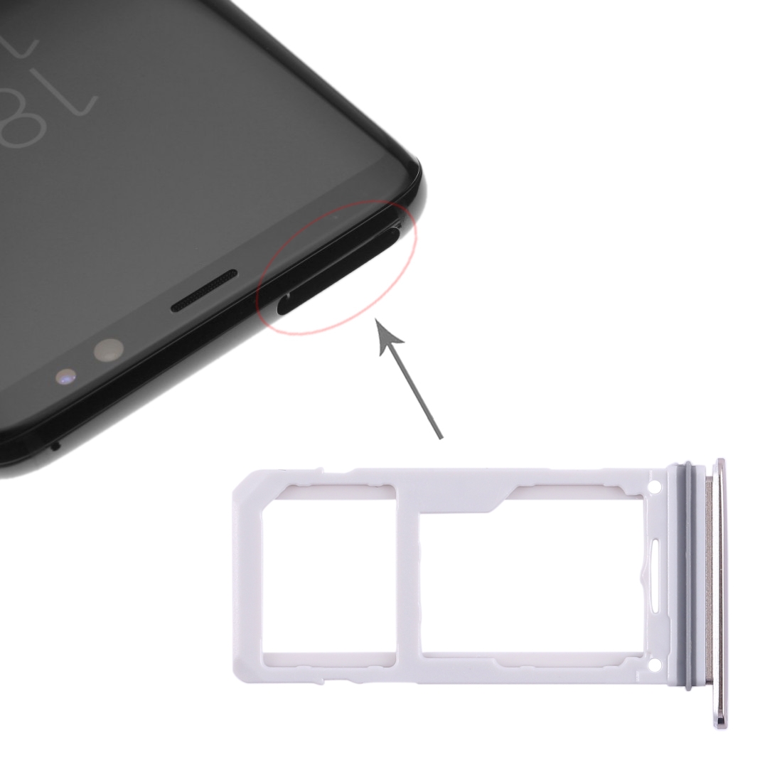 Samsung Galaxy S8 Gold SIM Card Tray Replacement - Image 5