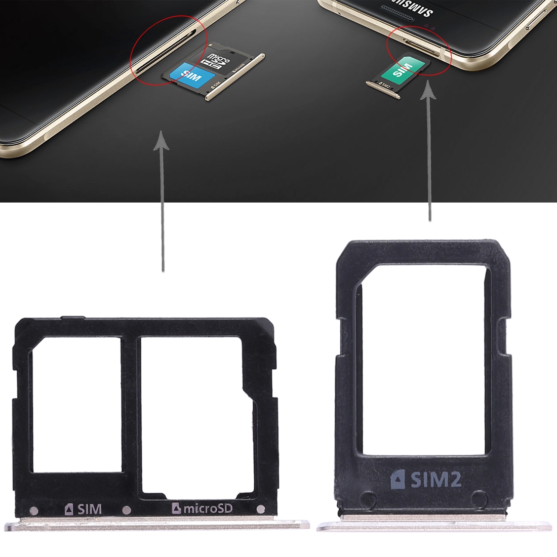 Samsung Galaxy A7 A5 Gold SIM Card Tray - Quality Replacement - Image 5