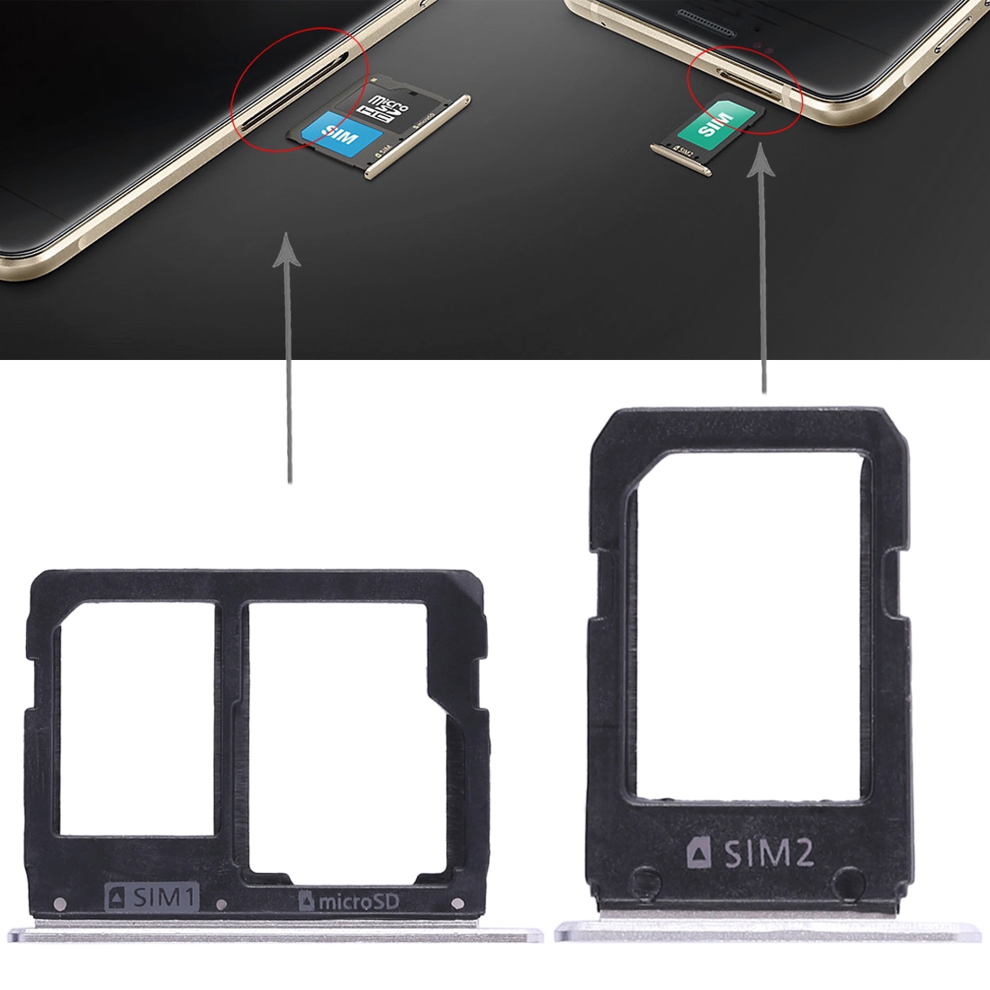 Samsung Galaxy A5108 A7108 SIM Card Tray White - Image 5