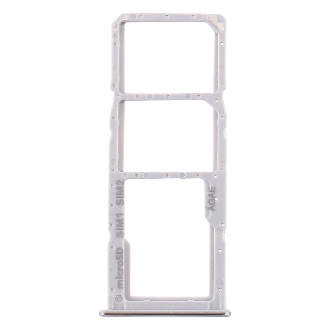 Samsung Galaxy A71 silver SIM card tray