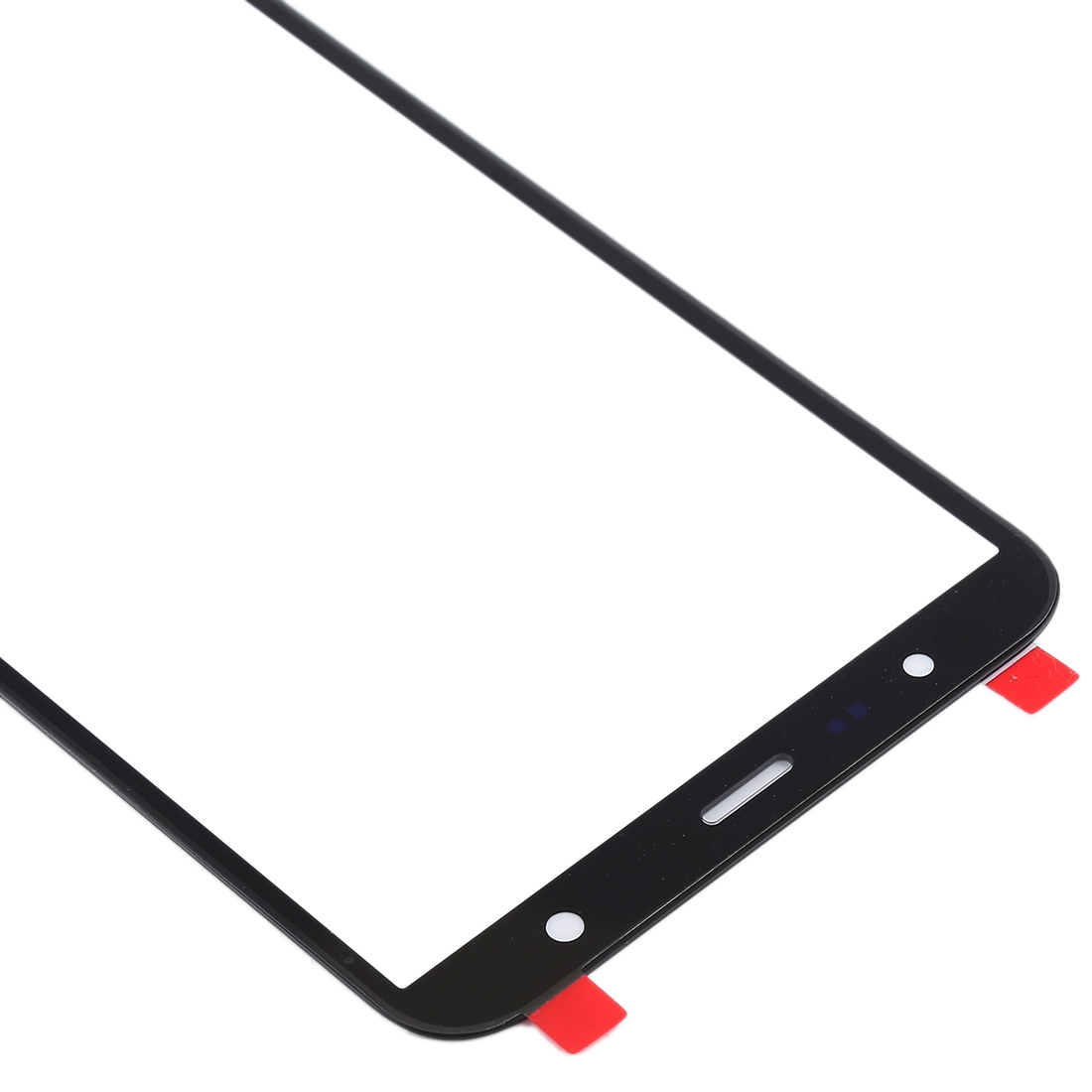 Samsung Galaxy J4+ J6+ Black Front Screen Glass Replacement - Image 3