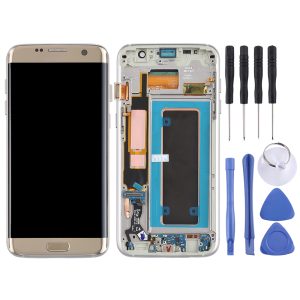 Samsung Galaxy S7 Edge gold screen replacement