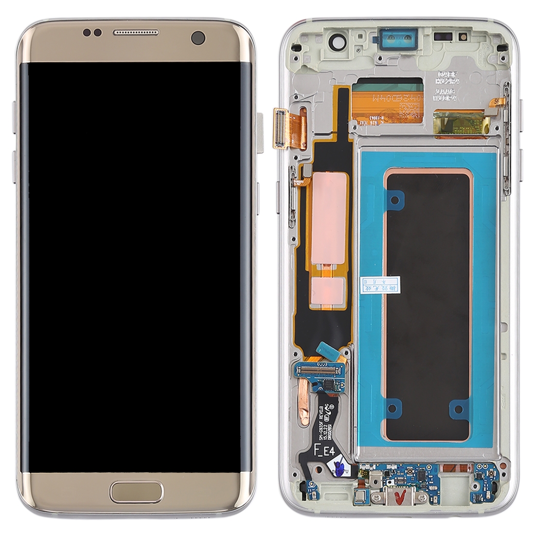 Samsung Galaxy S7 Edge Gold Screen Replacement - Image 2