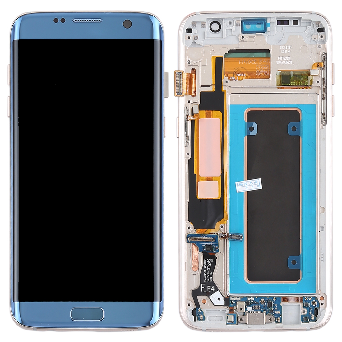 Samsung Galaxy S7 Edge Blue Screen Replacement - Image 2