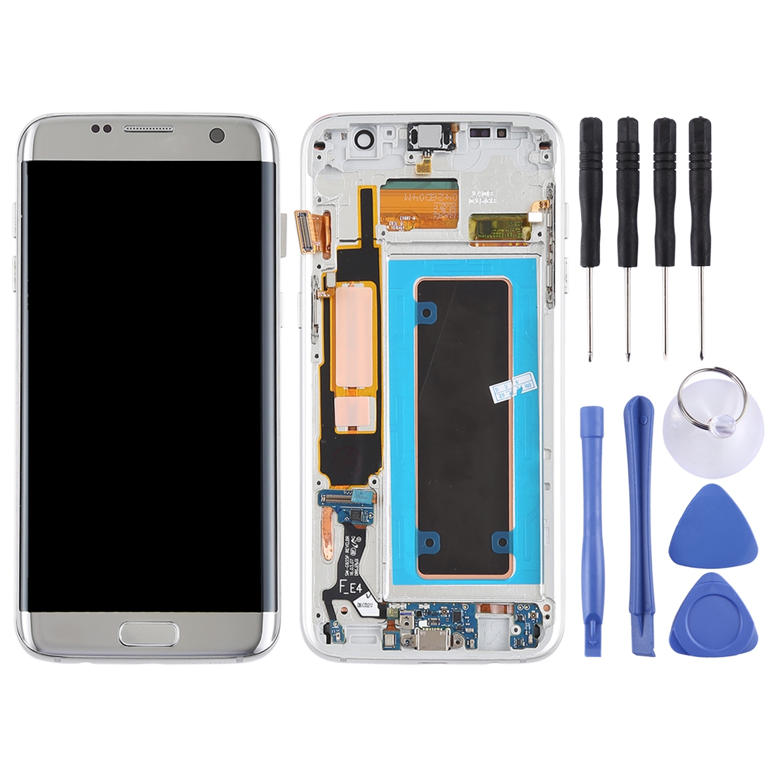 Samsung Galaxy S7 Edge silver screen replacement