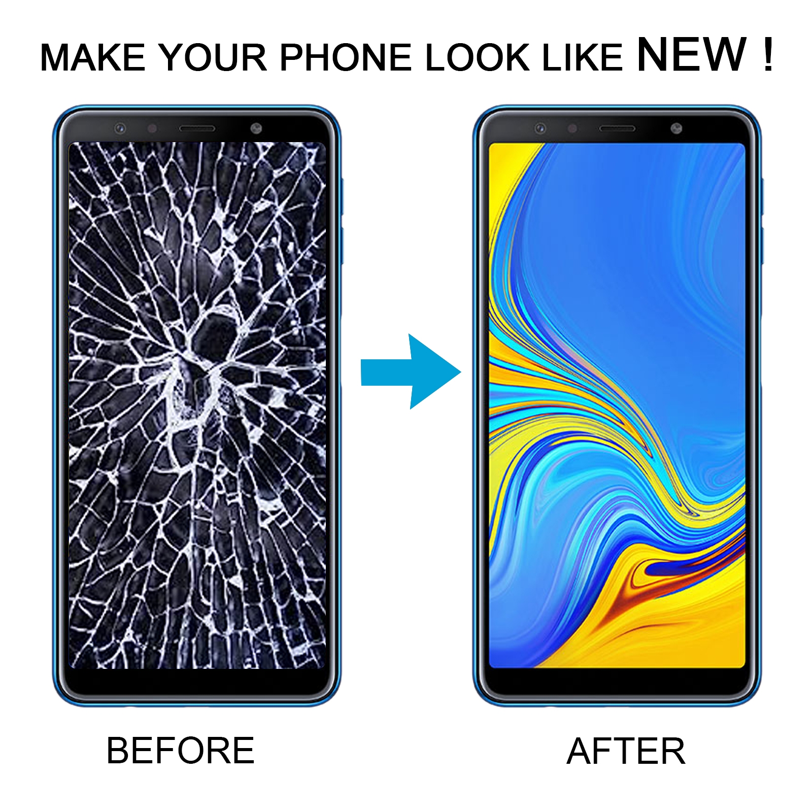 Samsung Galaxy A7 2018 Black Screen Replacement - Image 5