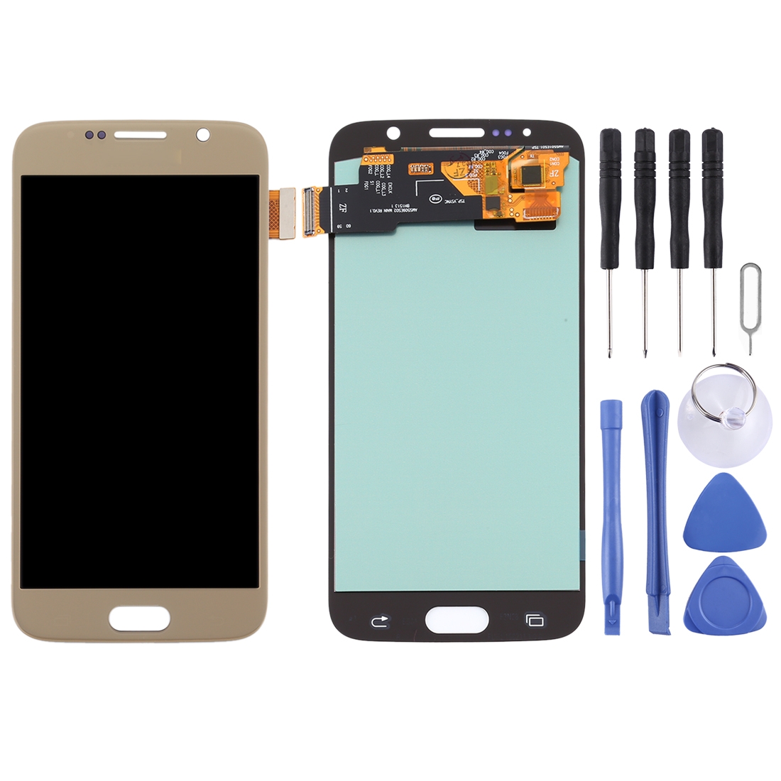 Samsung Galaxy S6 gold OLED screen replacement