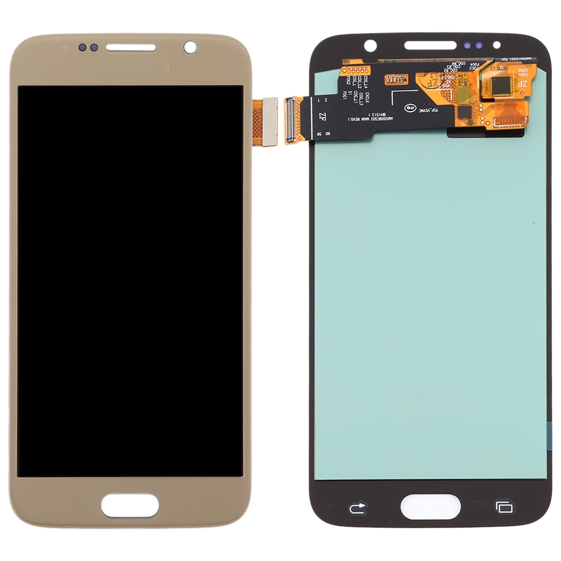 Samsung Galaxy S6 Gold OLED Screen Replacement - Image 2