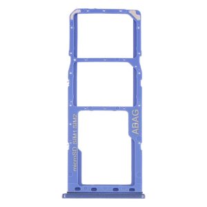 Samsung Galaxy A21s blue SIM card tray