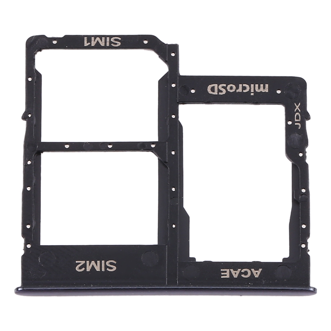 Samsung Galaxy A31 black SIM card tray
