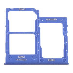 Samsung Galaxy A41 blue SIM card tray