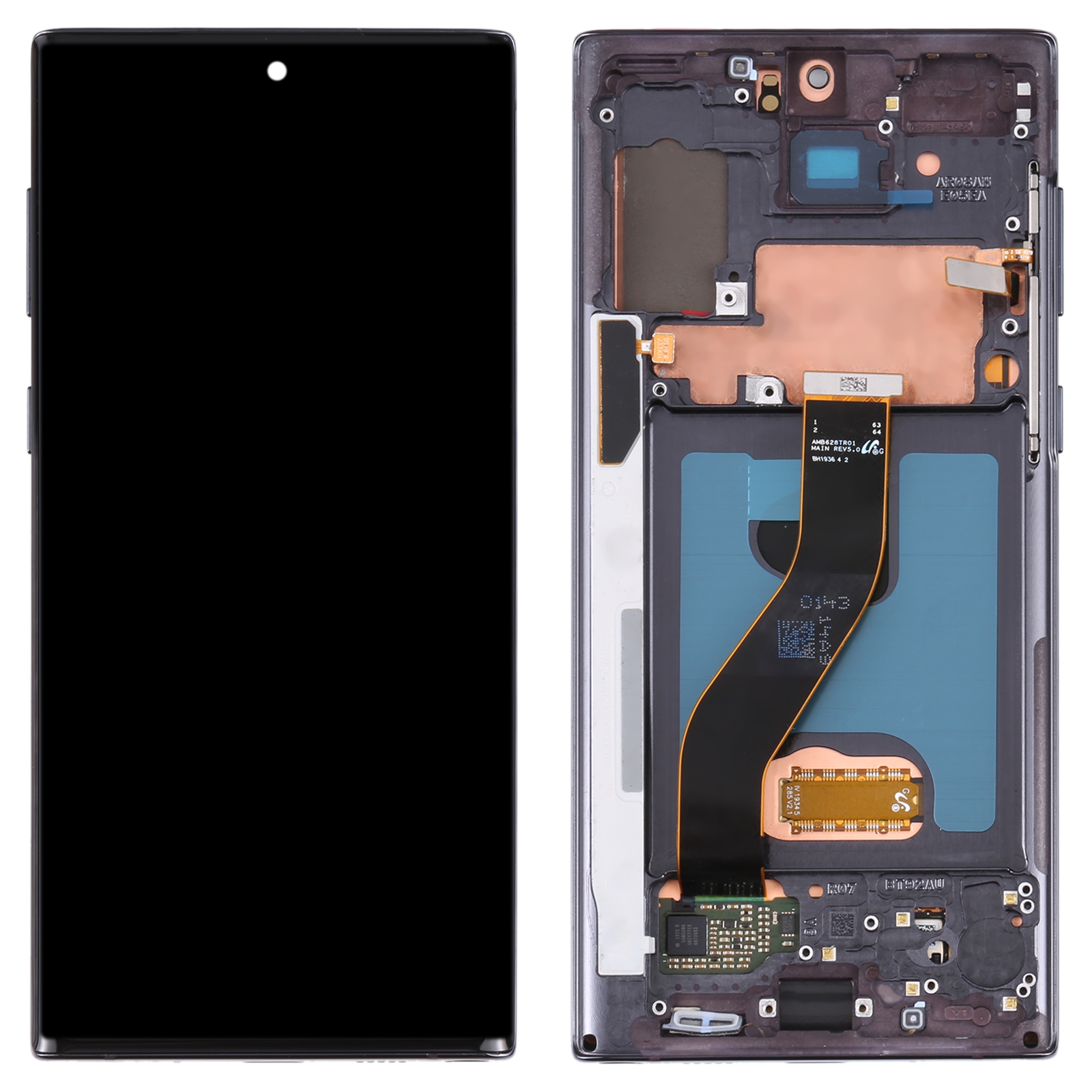 Samsung Galaxy Note10 screen replacement black