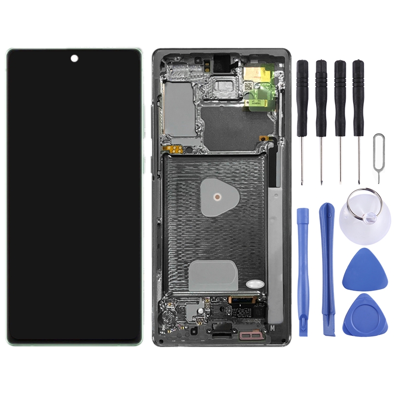 Samsung Galaxy Note20 SM-N980 LCD screen replacement green