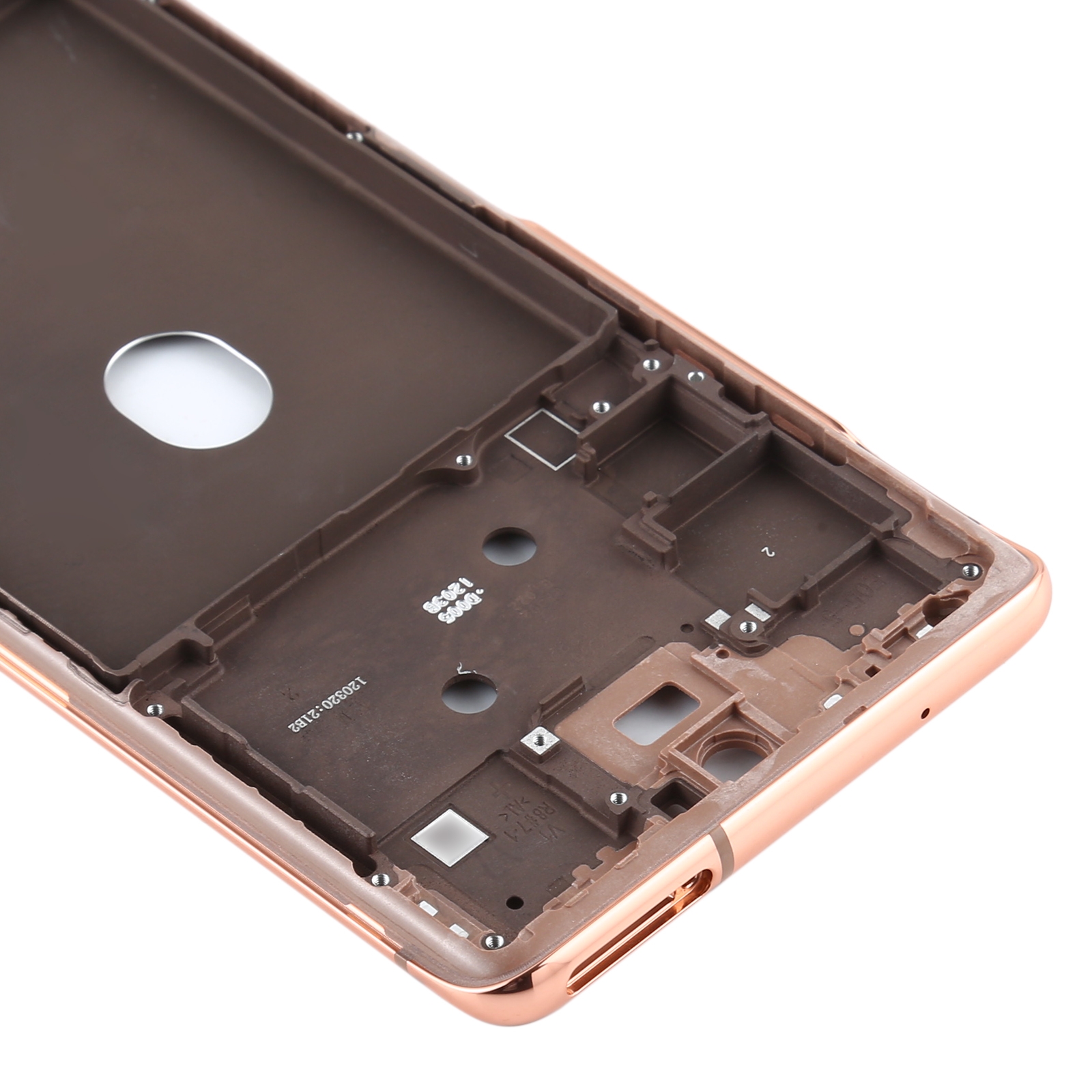 Samsung Galaxy S20 FE Gold Middle Frame Replacement - Image 3