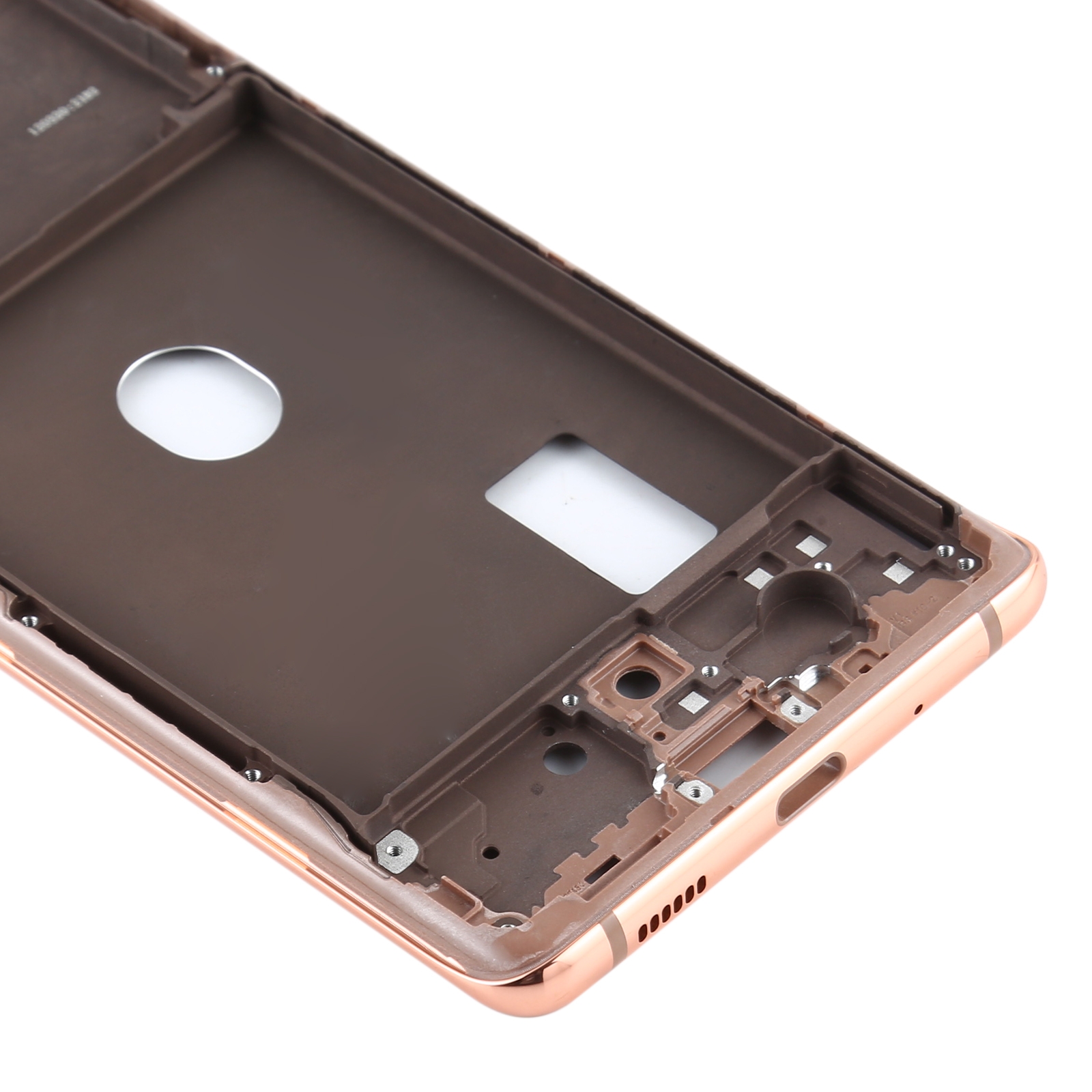 Samsung Galaxy S20 FE Gold Middle Frame Replacement - Image 4